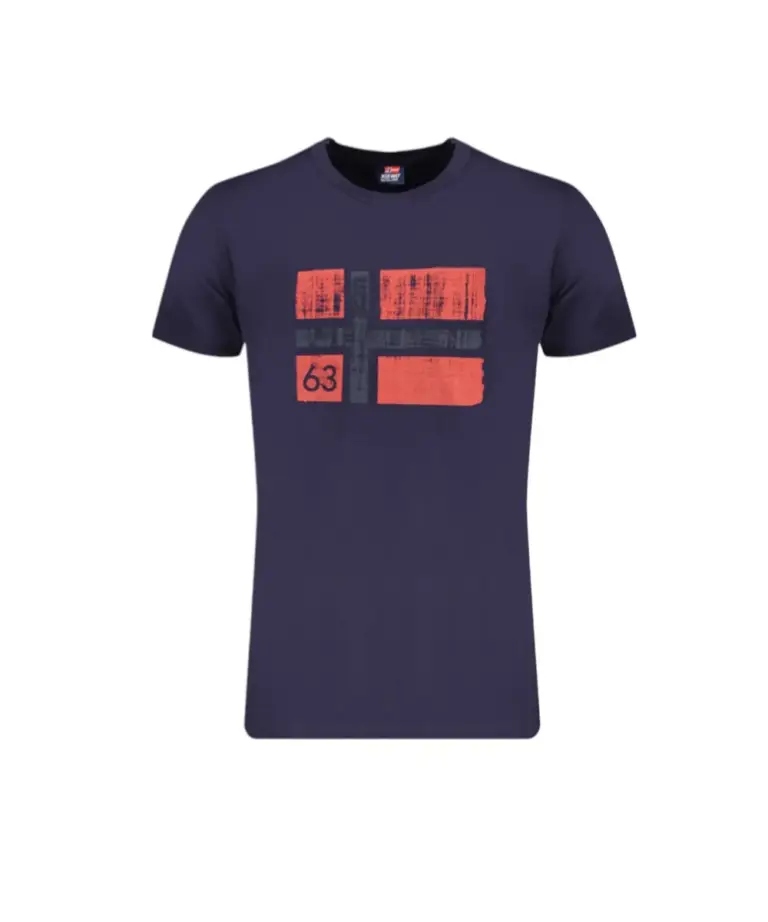Norway Nautical School - Ανδρικό T-shirt Κοντομάνικο 846019-BLU Μπλε Σκούρο