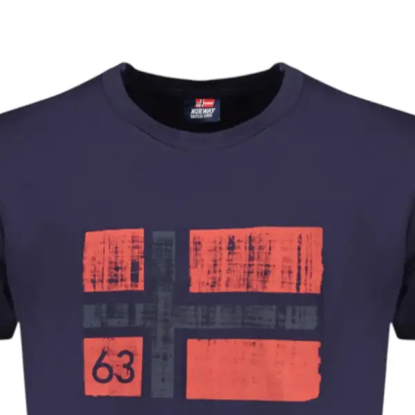 Norway Nautical School - Ανδρικό T-shirt Κοντομάνικο 846019-BLU Μπλε Σκούρο 846019-BLU