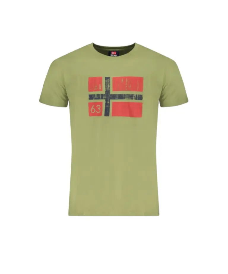 Norway Nautical School - Ανδρικό T-shirt Κοντομάνικο 846019-MILITY Πράσινο