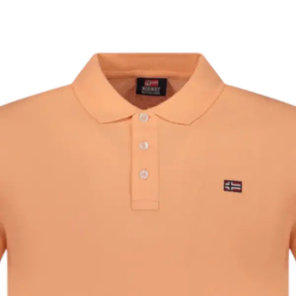 Norway Nautical School - Ανδρικό T-shirt Κοντομάνικο Polo 838861-PEACH Πορτοκαλί 838861-PEACH