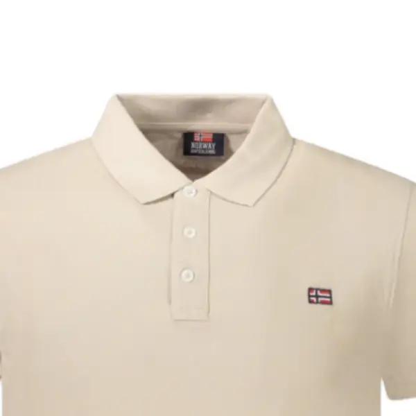 Norway Nautical School - Ανδρικό T-shirt Κοντομάνικο Polo 838861-ROPE Μπεζ 838861-ROPE