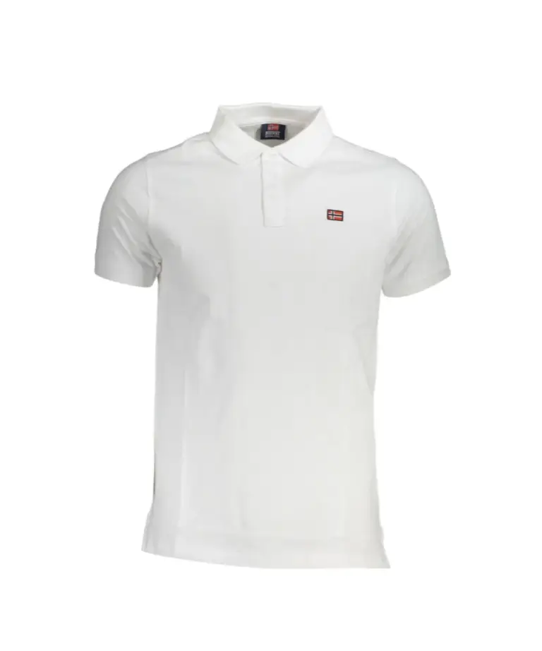 Norway Nautical School - Ανδρικό T-shirt Κοντομάνικο Polo 838861-WHIT Λευκό