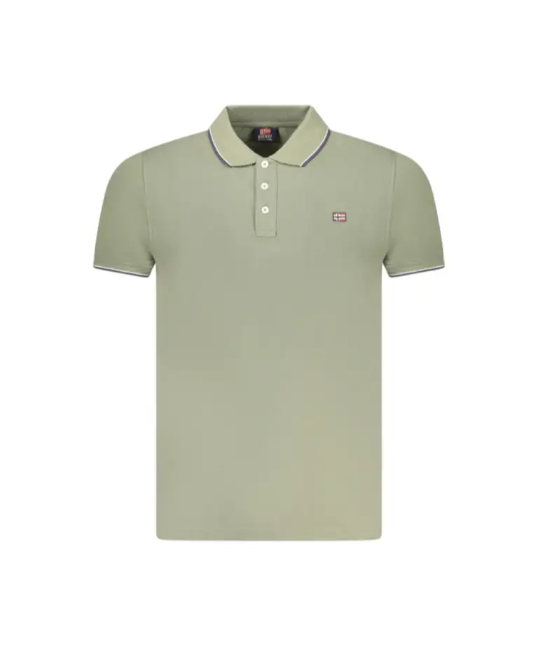 Norway Nautical School - Ανδρικό T-shirt Κοντομάνικο Polo 838862-ARMY Πράσινο