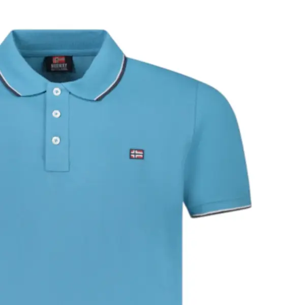 Norway Nautical School - Ανδρικό T-shirt Κοντομάνικο Polo 838862-MAUI Γαλάζιο 838862-MAUI