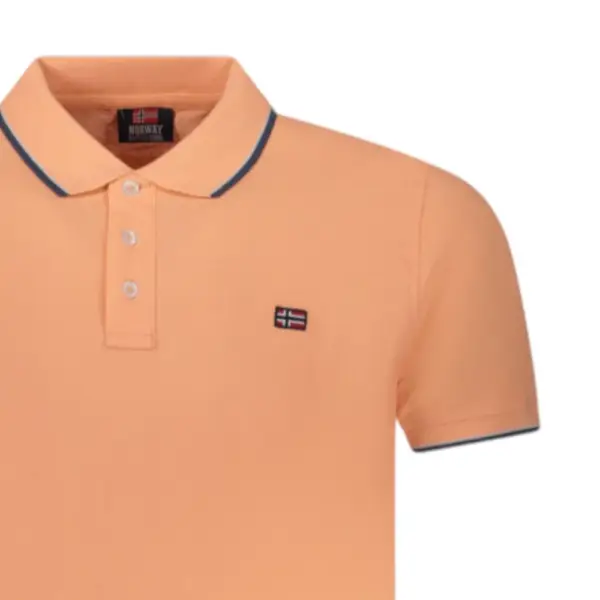 Norway Nautical School - Ανδρικό T-shirt Κοντομάνικο Polo 838862-PEACH Πορτοκαλί 838862-PEACH