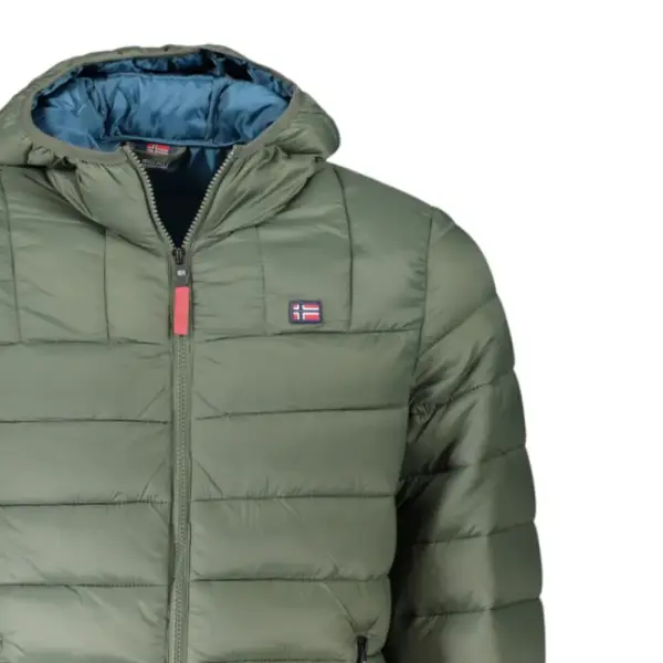 Norway Nautical School - Ανδρικό Χειμωνιάτικο Μπουφάν Puffer 849150-ARMY Πράσινο Σκούρο 849150-ARMY