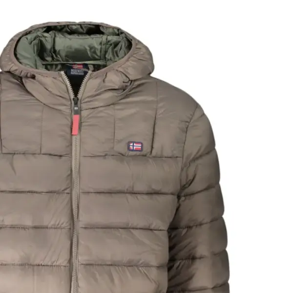 Norway Nautical School - Ανδρικό Χειμωνιάτικο Μπουφάν Puffer 849150-FALCON Καφέ Ανοιχτό 849150-FALCON