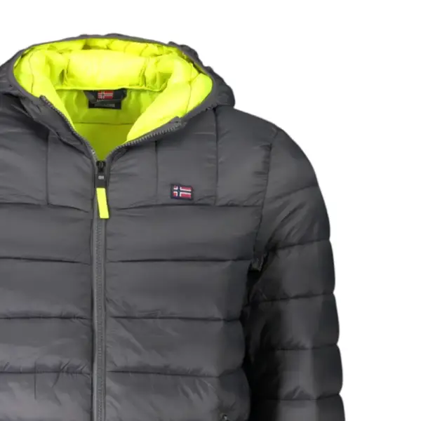 Norway Nautical School - Ανδρικό Χειμωνιάτικο Μπουφάν Puffer 849150-REVENT Ανθρακί 849150-REVENT