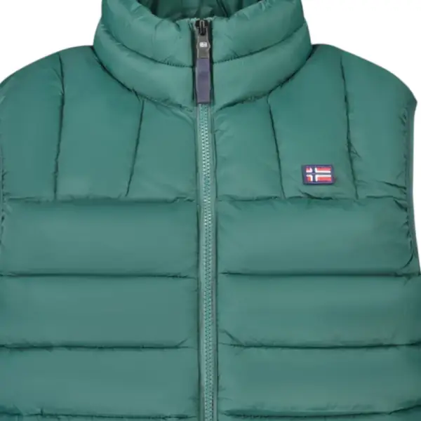Norway Nautical School - Ανδρικό Αμάνικο Μπουφάν Puffer 849148-ALPINE Πράσινο 849148-ALPINE