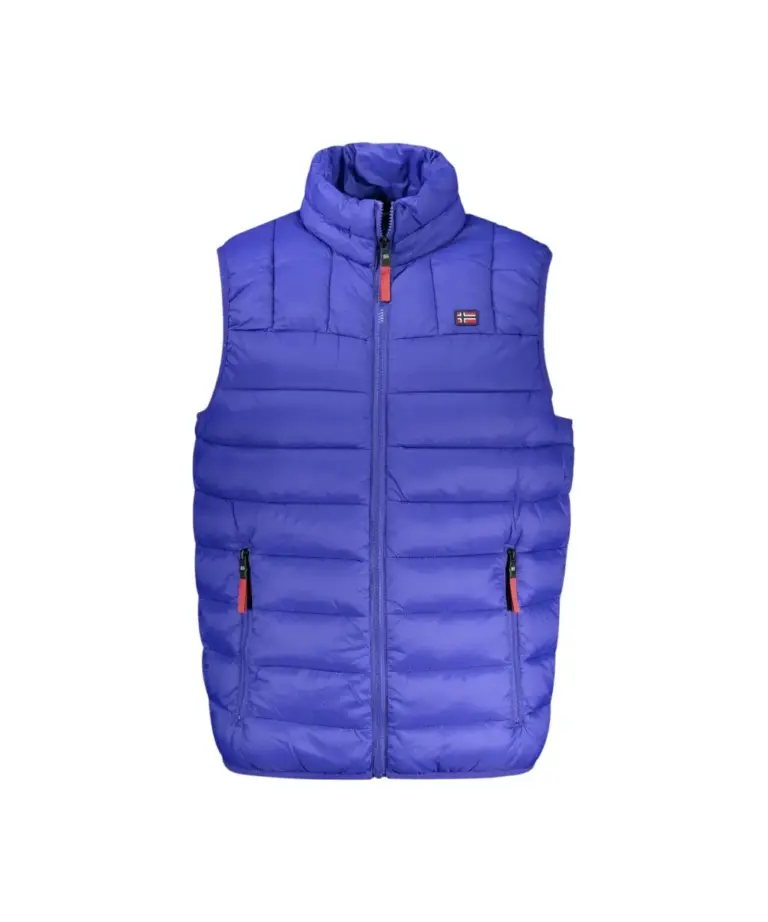 Norway Nautical School - Ανδρικό Αμάνικο Μπουφάν Puffer 849148-BLUET Μπλε