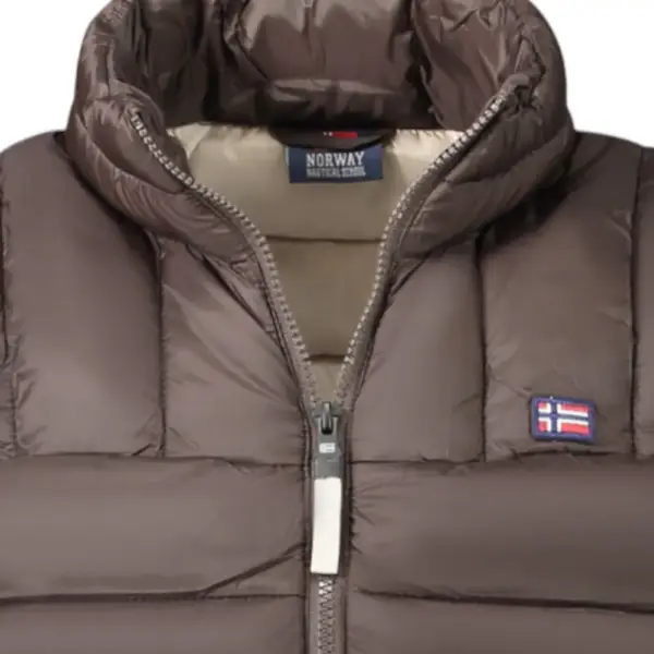 Norway Nautical School - Ανδρικό Αμάνικο Μπουφάν Puffer 849148-BROWN Καφέ 849148-BROWN