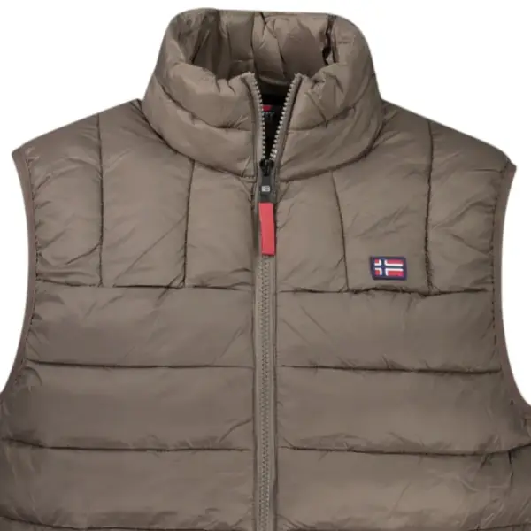 Norway Nautical School - Ανδρικό Αμάνικο Μπουφάν Puffer 849148-FALCON Καφέ 849148-FALCON