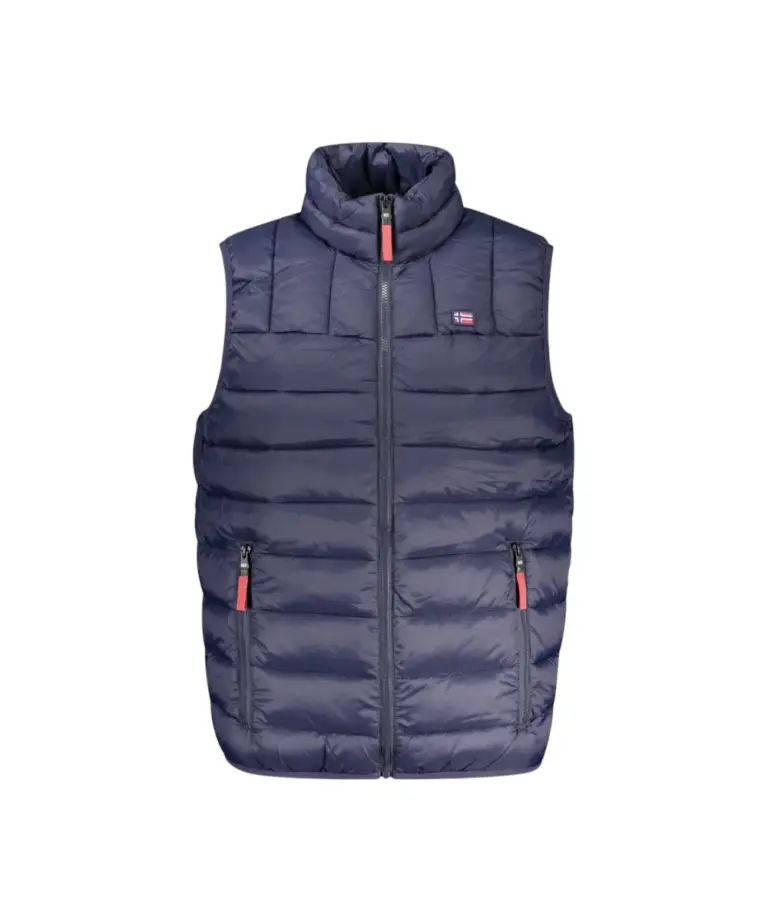 Norway Nautical School - Ανδρικό Αμάνικο Μπουφάν Puffer 849148-NAVY Μπλε Σκούρο