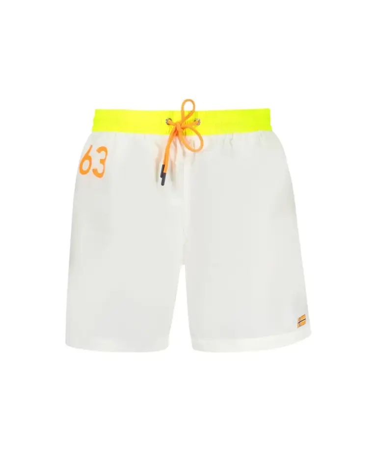 Norway Nautical School - Ανδρικό Μαγιό Σόρτς 858311-WHITE Λευκό