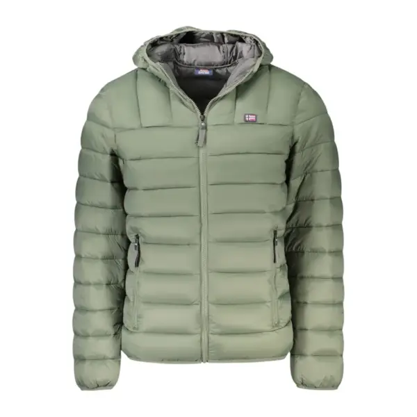 Norway Nautical School - Ανδρικό Χειμωνιάτικο Μπουφάν Puffer 849150-ARMREV Χακί