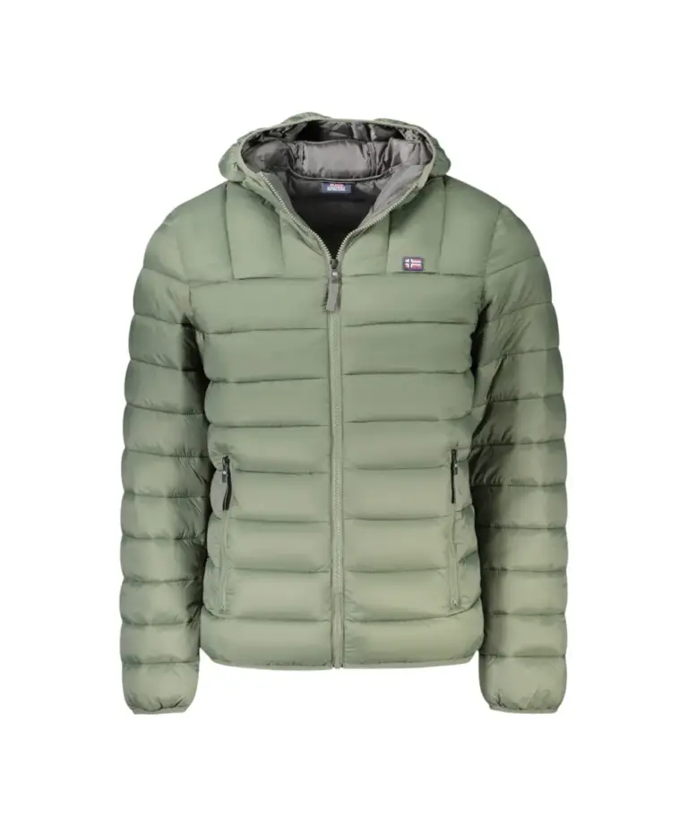 Norway Nautical School - Ανδρικό Χειμωνιάτικο Μπουφάν Puffer 849150-ARMREV Χακί