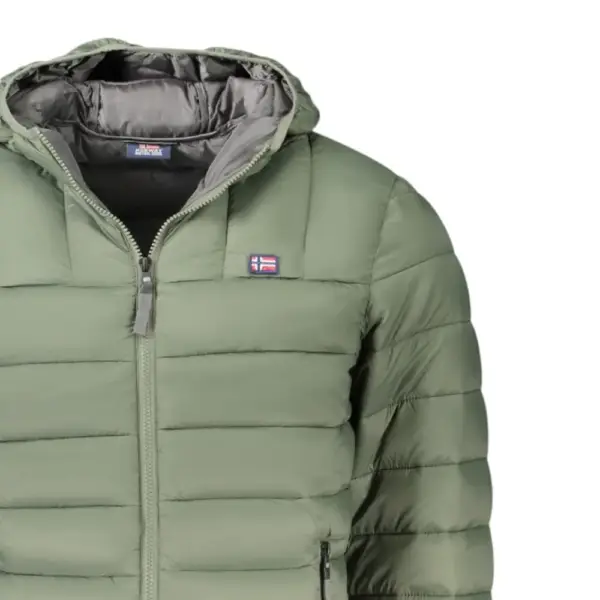 Norway Nautical School - Ανδρικό Χειμωνιάτικο Μπουφάν Puffer 849150-ARMREV Χακί 849150-ARMREV