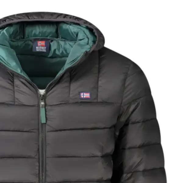 Norway Nautical School - Ανδρικό Χειμωνιάτικο Μπουφάν Puffer 849150-BLALPI Μαύρο 849150-BLALPI
