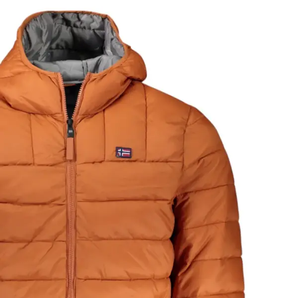 Norway Nautical School - Ανδρικό Χειμωνιάτικο Μπουφάν Puffer 849150-RUST Πορτοκαλί 849150-RUST