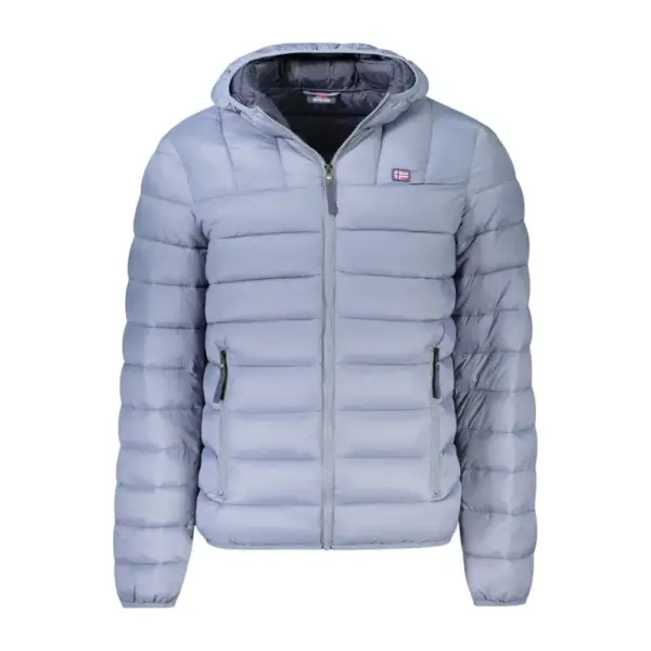 Norway Nautical School - Ανδρικό Χειμωνιάτικο Μπουφάν Puffer 849150-TYPHOO Γκρι Ανοιχτό