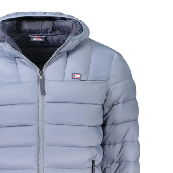 Norway Nautical School - Ανδρικό Χειμωνιάτικο Μπουφάν Puffer 849150-TYPHOO Γκρι Ανοιχτό 849150-TYPHOO