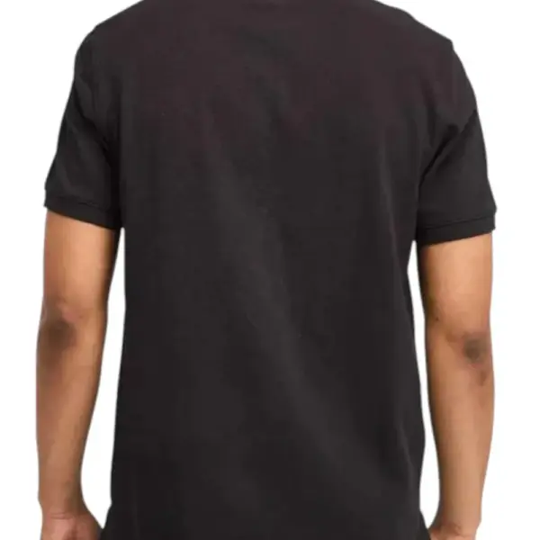 Timberland - Ανδρικό T-shirt Polo με Λογότυπο TB0A6VDP-001 Μαύρο TB0A6VDP001