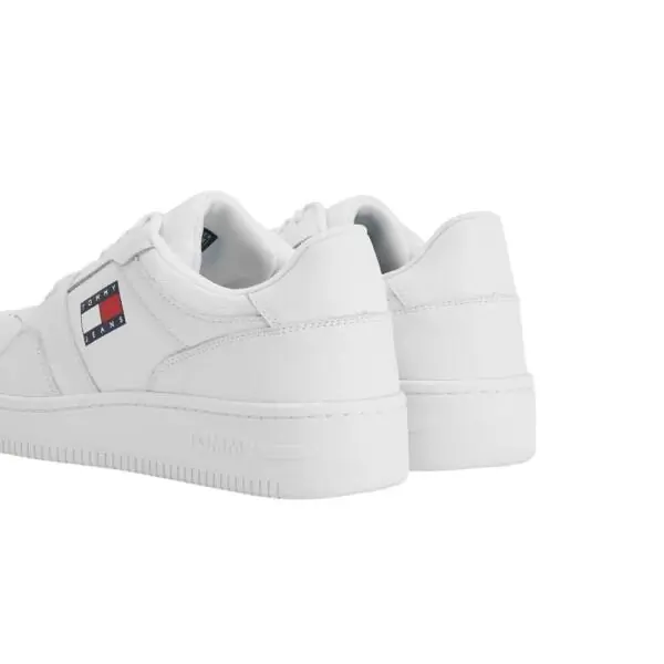 Tommy Hilfiger - Ανδρικά Sneakers Retro Basket EM0EM00955-YBR Λευκό EM0EM00955-YBR