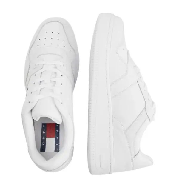 Tommy Hilfiger - Ανδρικά Sneakers Retro Basket EM0EM00955-YBR Λευκό EM0EM00955-YBR