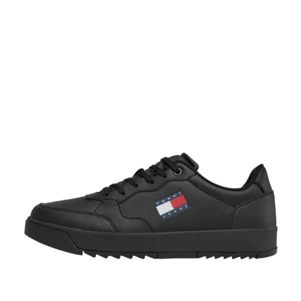 Tommy Hilfiger - Ανδρικά Sneakers Retro Ess EM0EM01397-BDS Μαύρο EM0EM01397-BDS