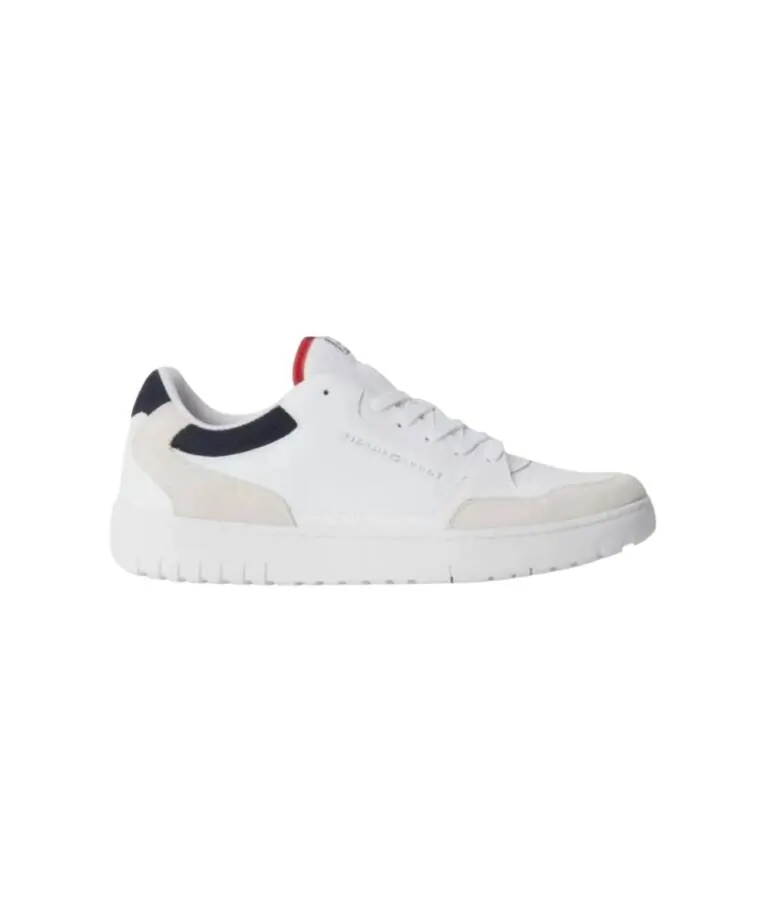 Tommy Hilfiger - Ανδρικά Sneakers TH Basket Core RWB FM0FM04730-YBS Λευκό