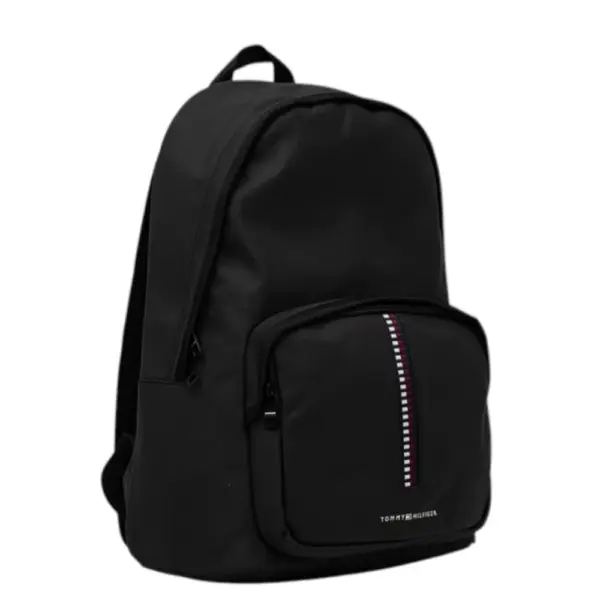 Tommy Hilfiger - Ανδρικό Σακίδιο Th Corp Dome Backpack AM0AM12732-BDS Μαύρο AM0AM12732-BDS