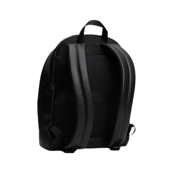Tommy Hilfiger - Ανδρικό Σακίδιο Th Pique Pocket Dome Backpack AM0AM12973-BDS Μαύρο AM0AM12973-BDS