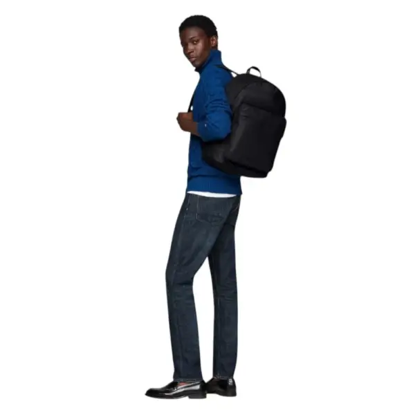 Tommy Hilfiger - Ανδρικό Σακίδιο Th Repreve Backpack Zaino AM0AM12684-BDS Μαύρο AM0AM12684-BDS