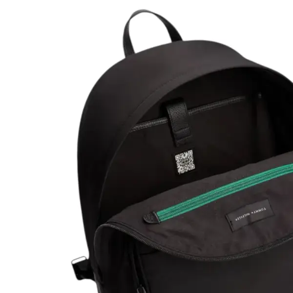 Tommy Hilfiger - Ανδρικό Σακίδιο Th Repreve Backpack Zaino AM0AM12684-BDS Μαύρο AM0AM12684-BDS