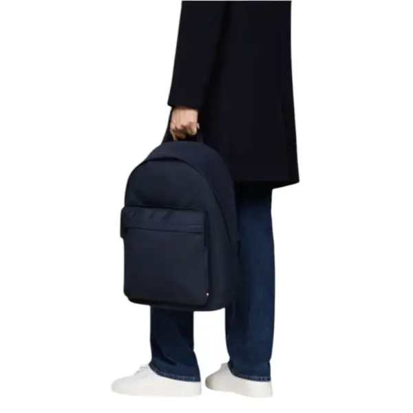 Tommy Hilfiger - Ανδρικό Σακίδιο Th Repreve Backpack Zaino AM0AM12684-DW6 Μπλε Σκούρο AM0AM12684-DW6