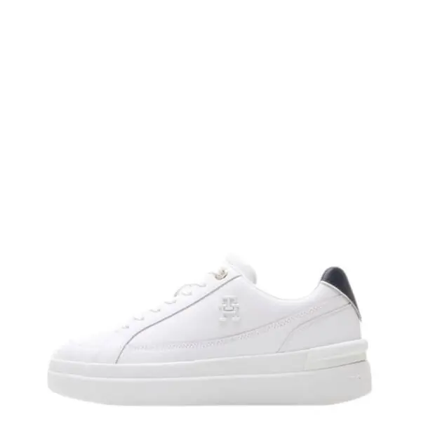 Tommy Hilfiger - Γυναικεία Sneaker Th Elevated Court FW0FW07568-YBS Λευκό