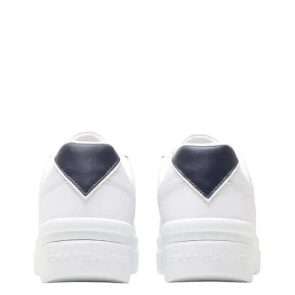 Tommy Hilfiger - Γυναικεία Sneaker Th Elevated Court FW0FW07568-YBS Λευκό FW0FW07568-YBS
