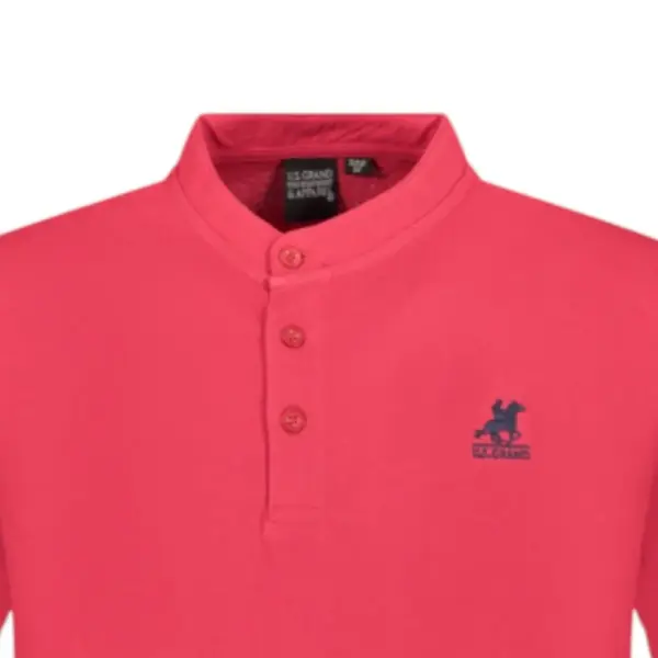 U.S. Grand Polo - Ανδρικό T-shirt Polo AU02661-ROSSO Κόκκινο AU02661-ROSSO