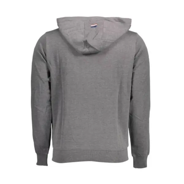 U.S. Polo Assn. - Ανδρική Φούτερ Ζακέτα με Κουκούλα και Τσέπες 63025-53223-189 Γκρι 63025-53223-189