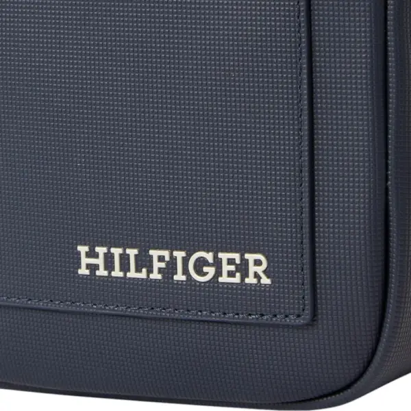 Tommy Hilfiger - Ανδρική Τσάντα Ώμου / Χιαστί Th Pique Mini Reporter AM0AM11794-DW6 Μπλε Σκούρο AM0AM11794-DW6