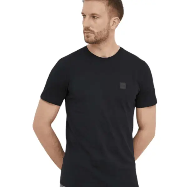 Hugo Boss - Ανδρικό T-shirt Orange San Jared-C Tales 50508584-001 Μαύρο