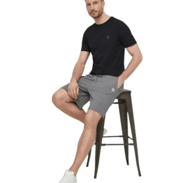 Hugo Boss - Ανδρικό T-shirt Orange San Jared-C Tales 50508584-001 Μαύρο 50508584-001