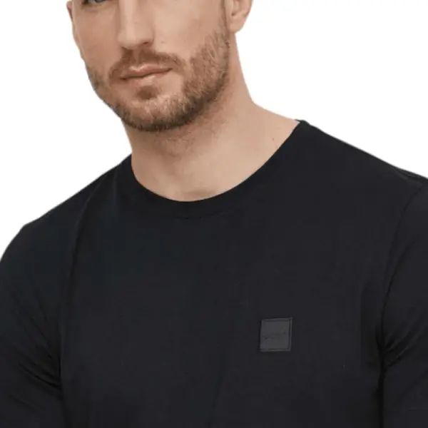 Hugo Boss - Ανδρικό T-shirt Orange San Jared-C Tales 50508584-001 Μαύρο 50508584-001
