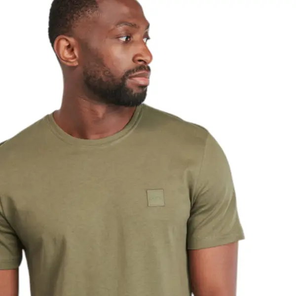 Hugo Boss - Ανδρικό T-shirt Orange San Jared-C Tales 50508584-342 Πράσινο 50508584-342