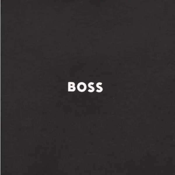 Hugo Boss - Ανδρικό T-shirt Tchup Relaxed Fit 50473278-001 Μαύρο 50473278-001