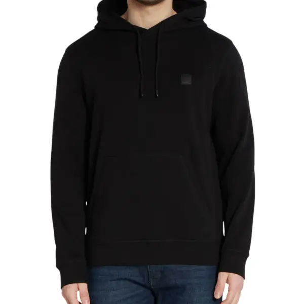 Hugo Boss - Ανδρικό Φούτερ Με Κουκούλα Wetalk 50509314-001 Μαύρο 50509314-001