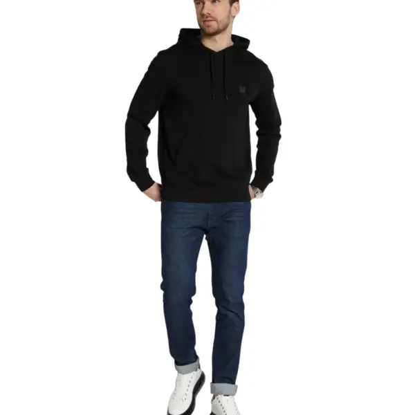 Hugo Boss - Ανδρικό Φούτερ Με Κουκούλα Wetalk 50509314-001 Μαύρο 50509314-001