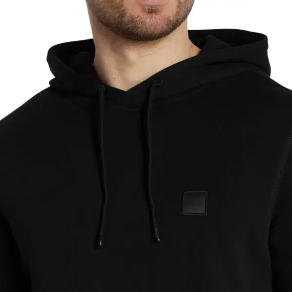 Hugo Boss - Ανδρικό Φούτερ Με Κουκούλα Wetalk 50509314-001 Μαύρο 50509314-001