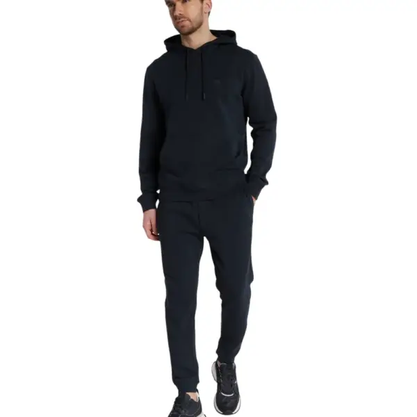 Hugo Boss - Ανδρικό Φούτερ Με Κουκούλα Wetalk 50509314-404 Μπλε 50509314-404