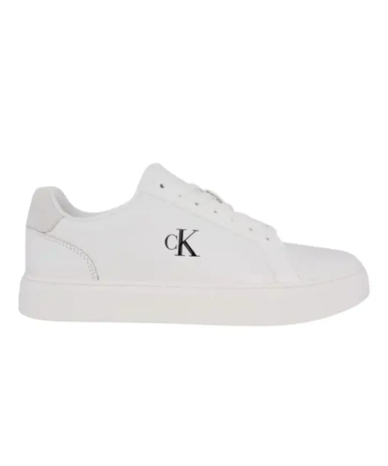 Calvin Klein - Ανδρικά Sneakers Ck Classic Cupsole Laceup Lth YM0YM01435-0K4 Λευκό